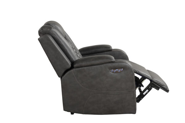 Black Leah Supportive Recliner - Image 4