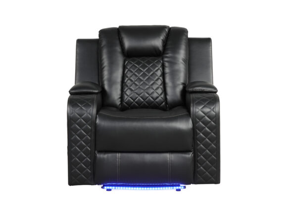 Black Leah Supportive Recliner