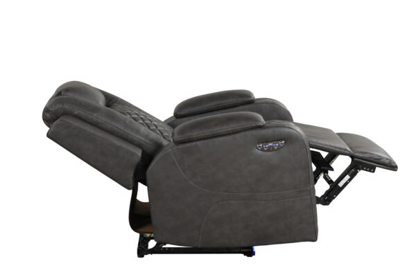 Black Leah Supportive Recliner - Image 5