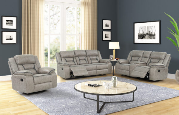 Red Evelyn Plush Recliner - Image 5