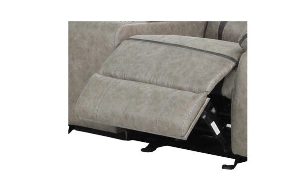 Red Evelyn Plush Recliner - Image 3
