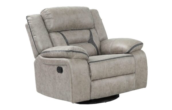 Red Evelyn Plush Recliner - Image 2