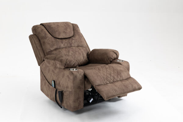 Violet Plush Recliner - Image 2