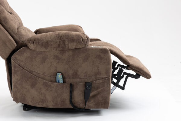 Violet Plush Recliner - Image 3
