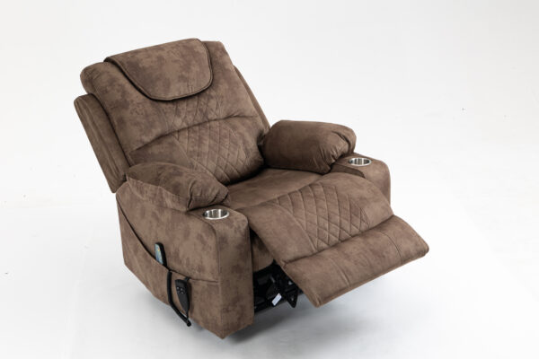 Violet Plush Recliner - Image 4