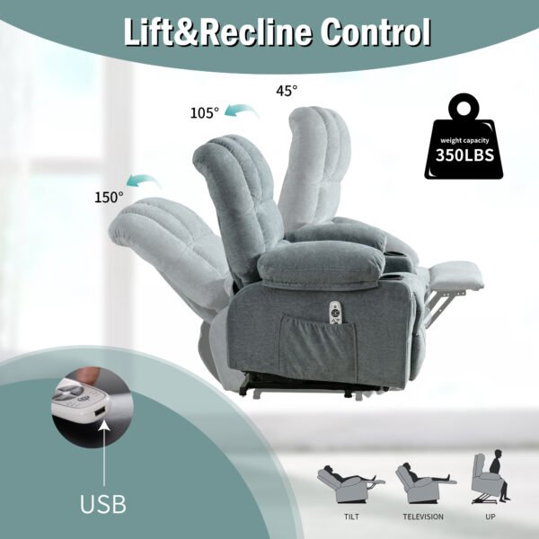 Blue Grace Soothing Massage Chair - Image 5