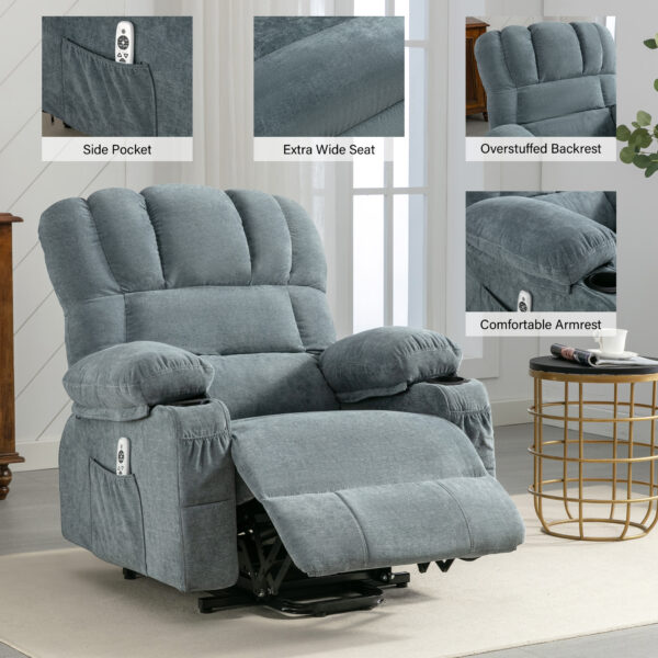 Blue Grace Soothing Massage Chair - Image 4