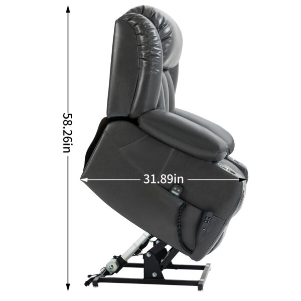Nora Plush Massage Chair - Image 4