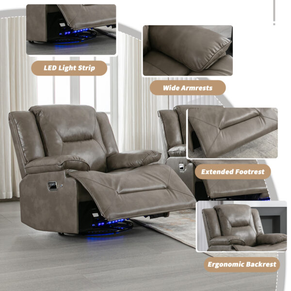 Zoe Plush Recliner - Image 5