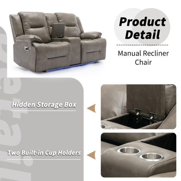 Zoe Plush Recliner - Image 4