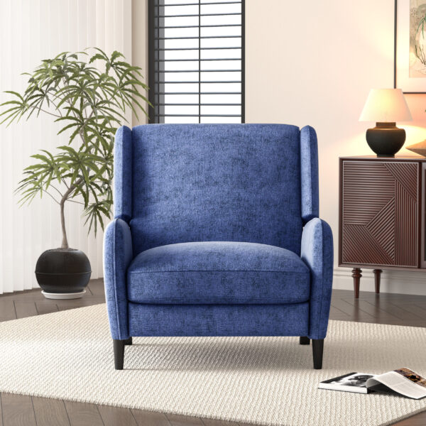 Red Diana Plush Recliner - Image 4