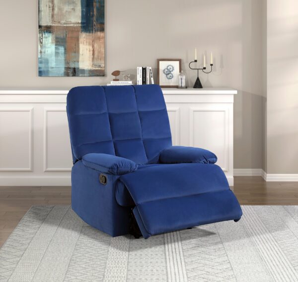 Blue Josephine Comfortable Recliner
