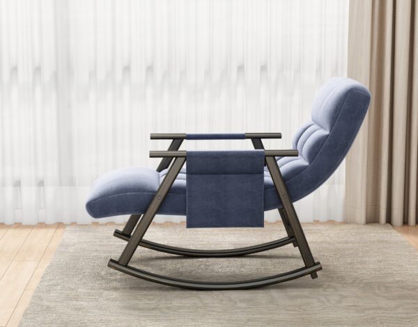 Red Aurora Cushioned Recliner - Image 4