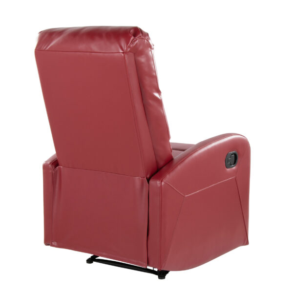 Red Hazel Plush Recliner - Image 4