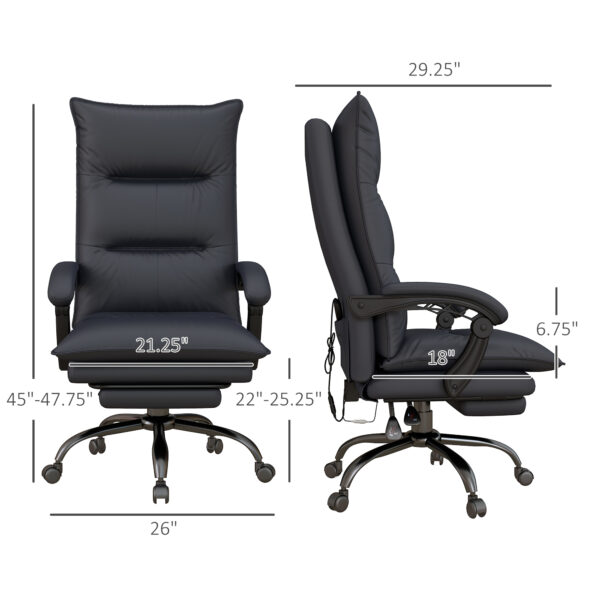 Gray Sadie Smooth Massage Chair - Image 3