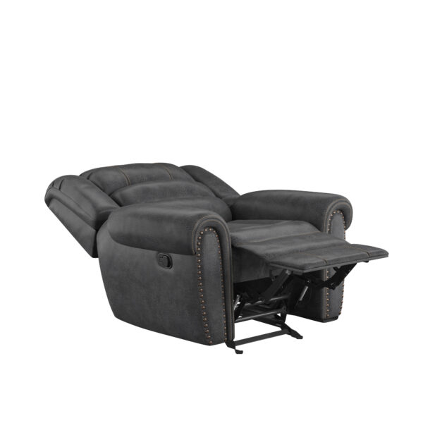 Gray Scarlett Smooth Recliner - Image 3