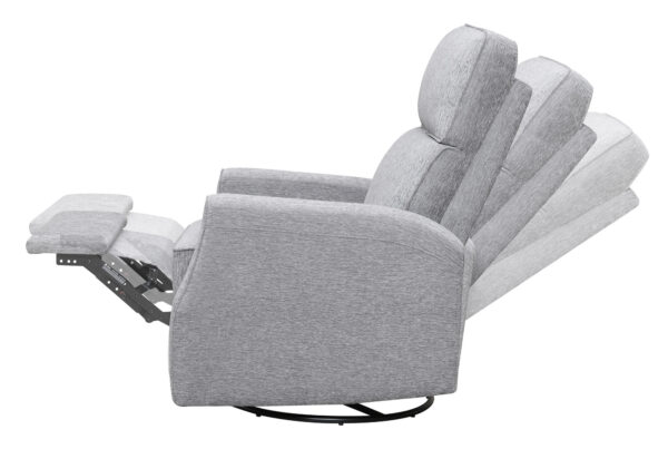 Gray Sadie Plush Recliner - Image 5