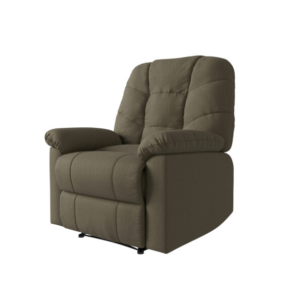 Gray Charlotte Comfortable Recliner - Image 3