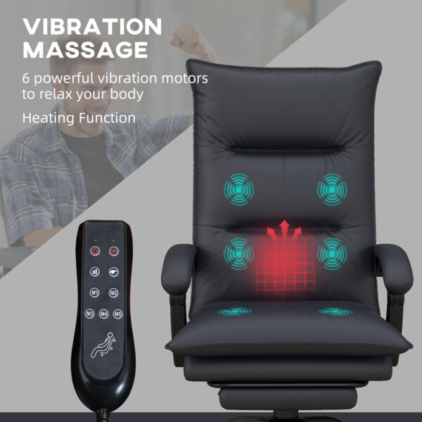 Gray Sadie Smooth Massage Chair - Image 4