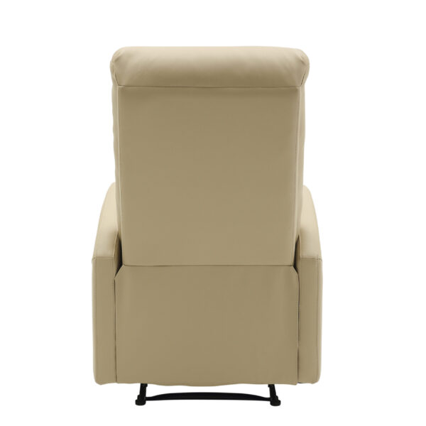 Beige Naomi Smooth Recliner - Image 4