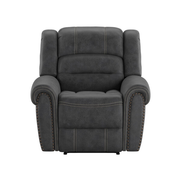 Gray Scarlett Smooth Recliner - Image 4