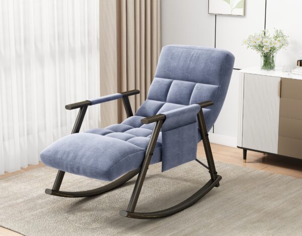 Red Aurora Cushioned Recliner - Image 2