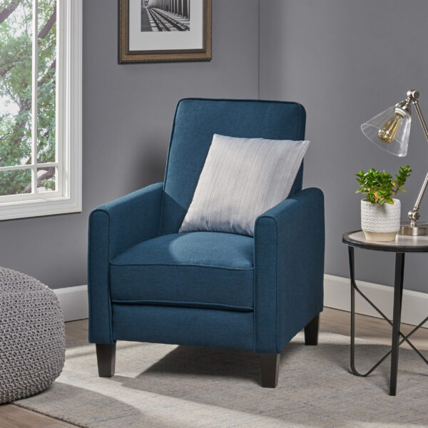 Blue Nora Plush Recliner - Image 4