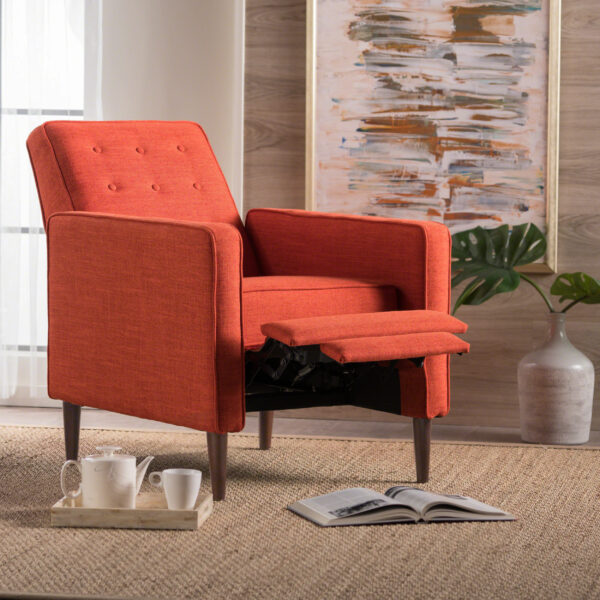 Violet Plush Recliner - Image 3