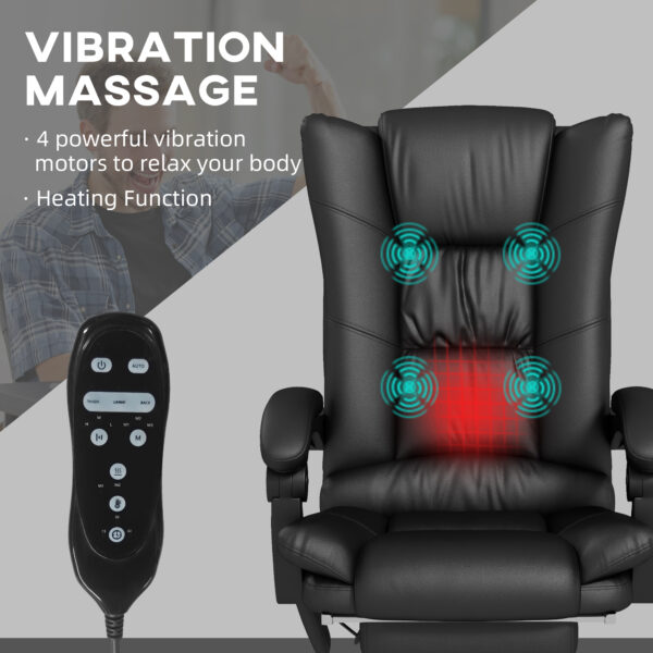 Black Maya Therapeutic Massage Chair - Image 4