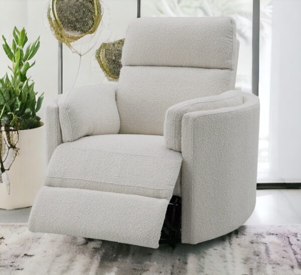 Beige Elena Plush Recliner
