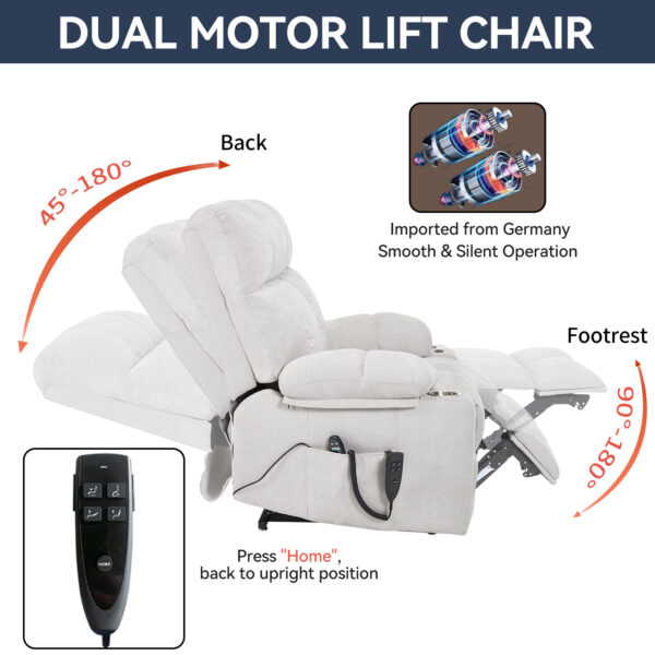 Beige Margaret Comfortable Massage Chair - Image 5