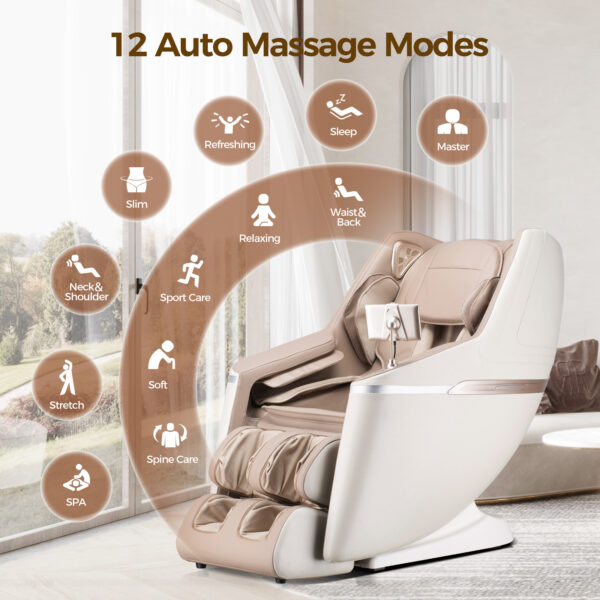 Beige Samantha Therapeutic Massage Chair - Image 3