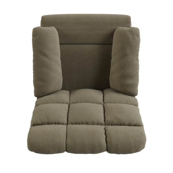 Gray Charlotte Comfortable Recliner - Image 4