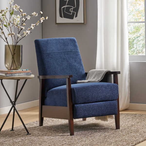 Violet Plush Recliner - Image 4